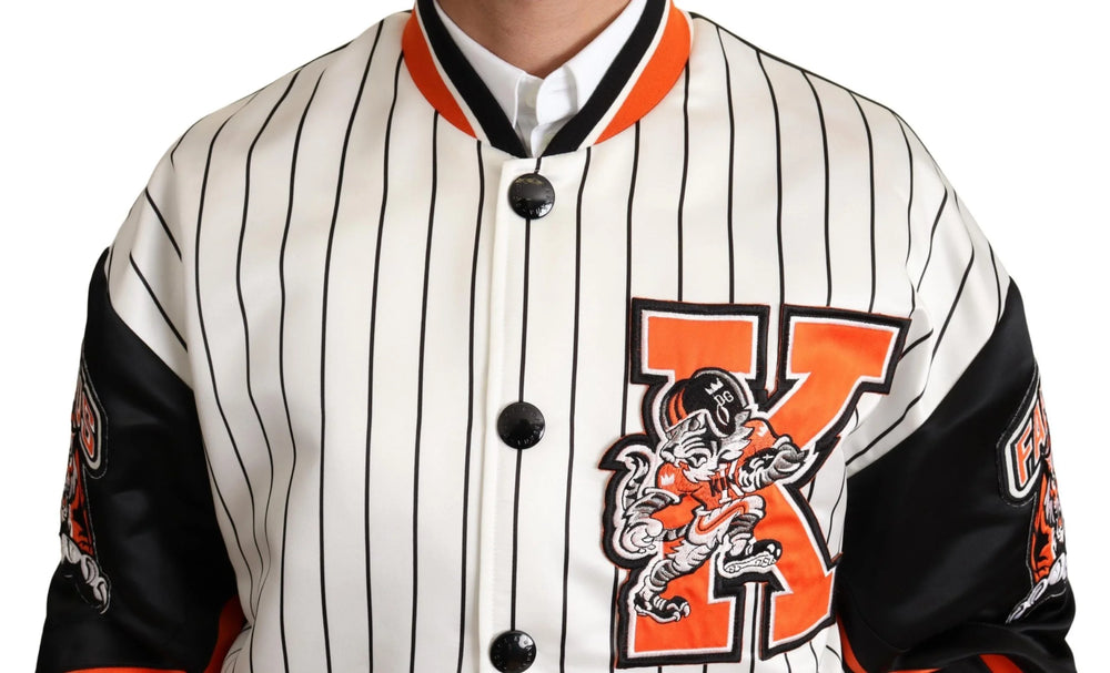 Dolce & Gabbana Multicolor Bomber King Logo #DGMILLENNIALS Jacket - Bomber Jackets