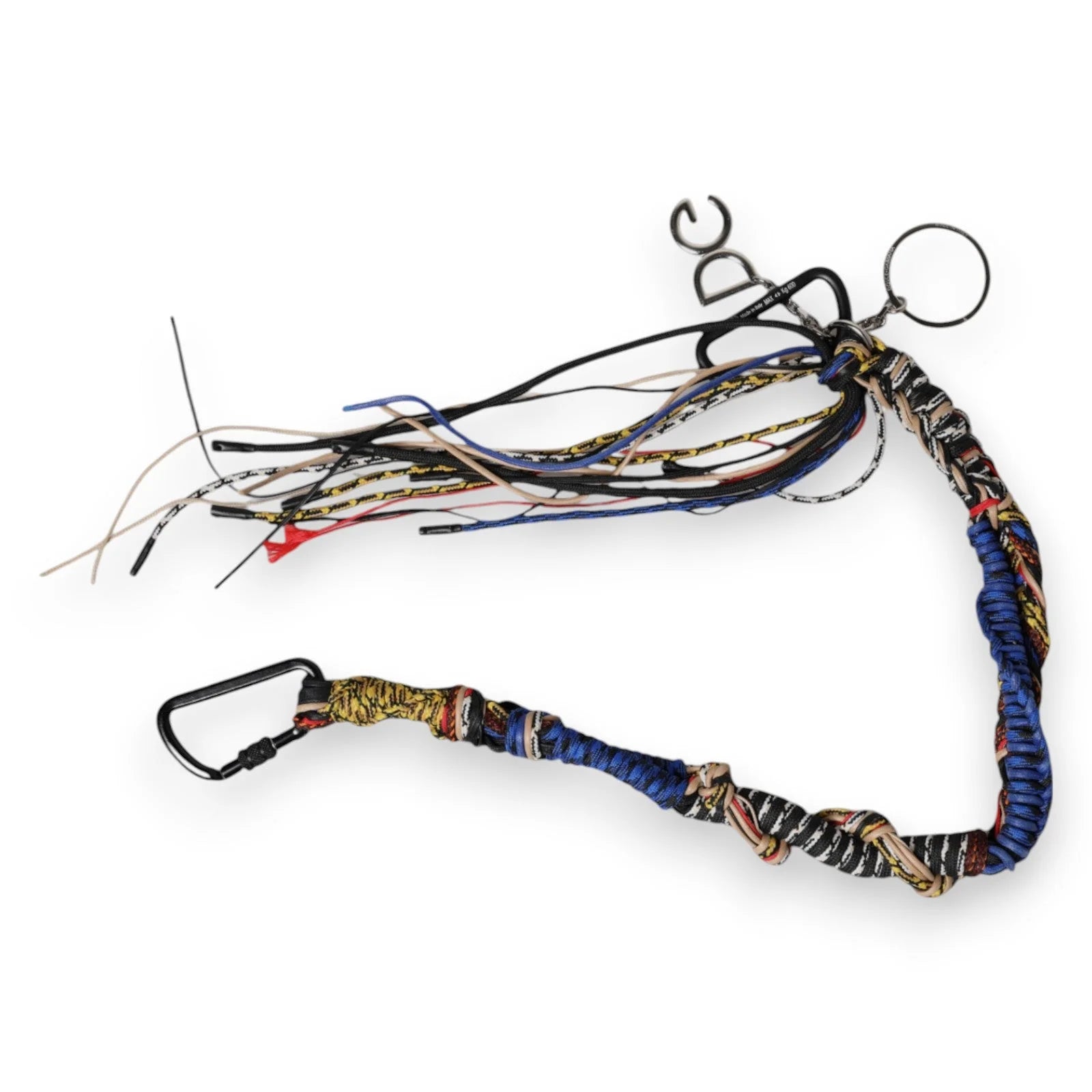 Dolce & Gabbana Multicolor Braided Rope Logo Bag Shoulder Strap - Handbag & Wallet Accessories