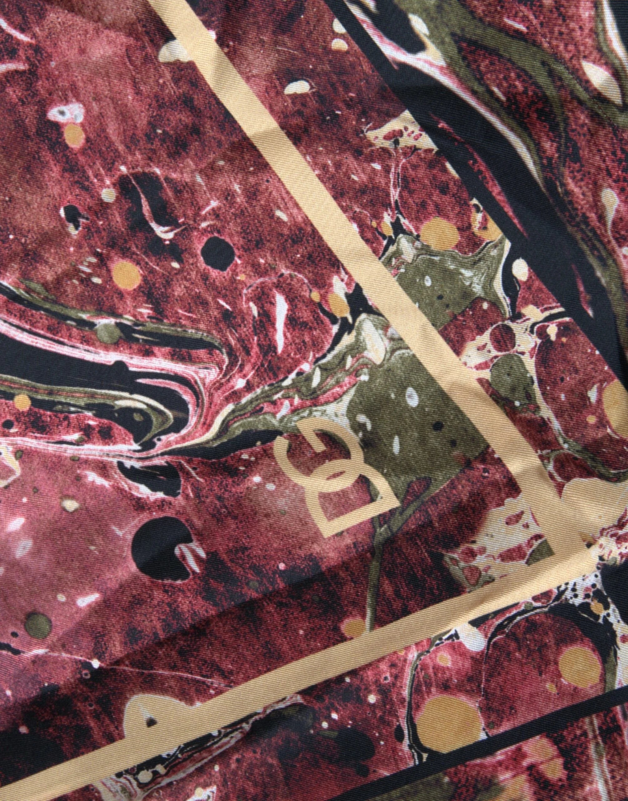 Dolce & Gabbana Multicolor Button Down Silk Shirt - Shirts