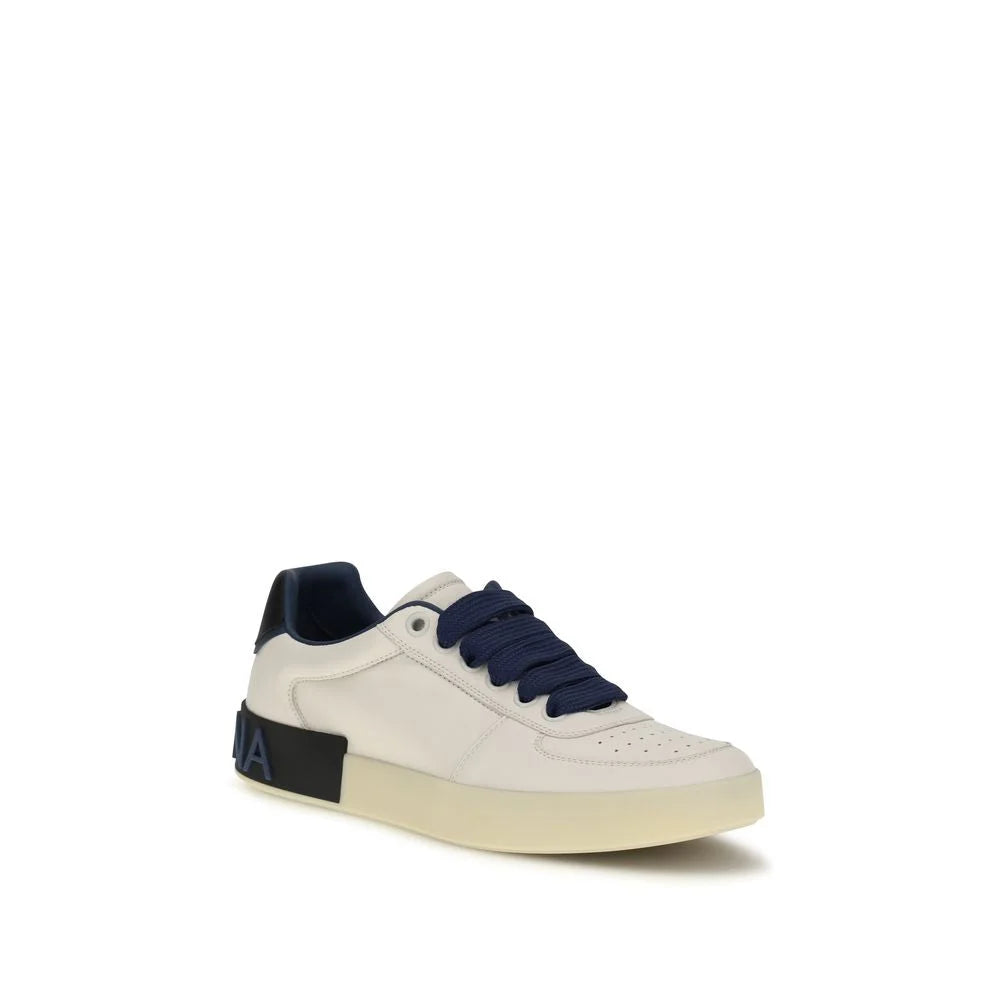Dolce & Gabbana Multicolor Calf Leather Bos Taurus Low Top Sneakers - EU40/US7