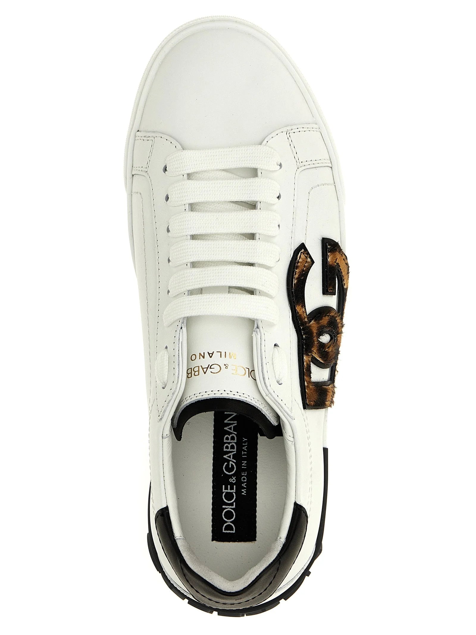 Dolce & Gabbana Multicolor Calfskin Low Top Sneakers - EU38/US8