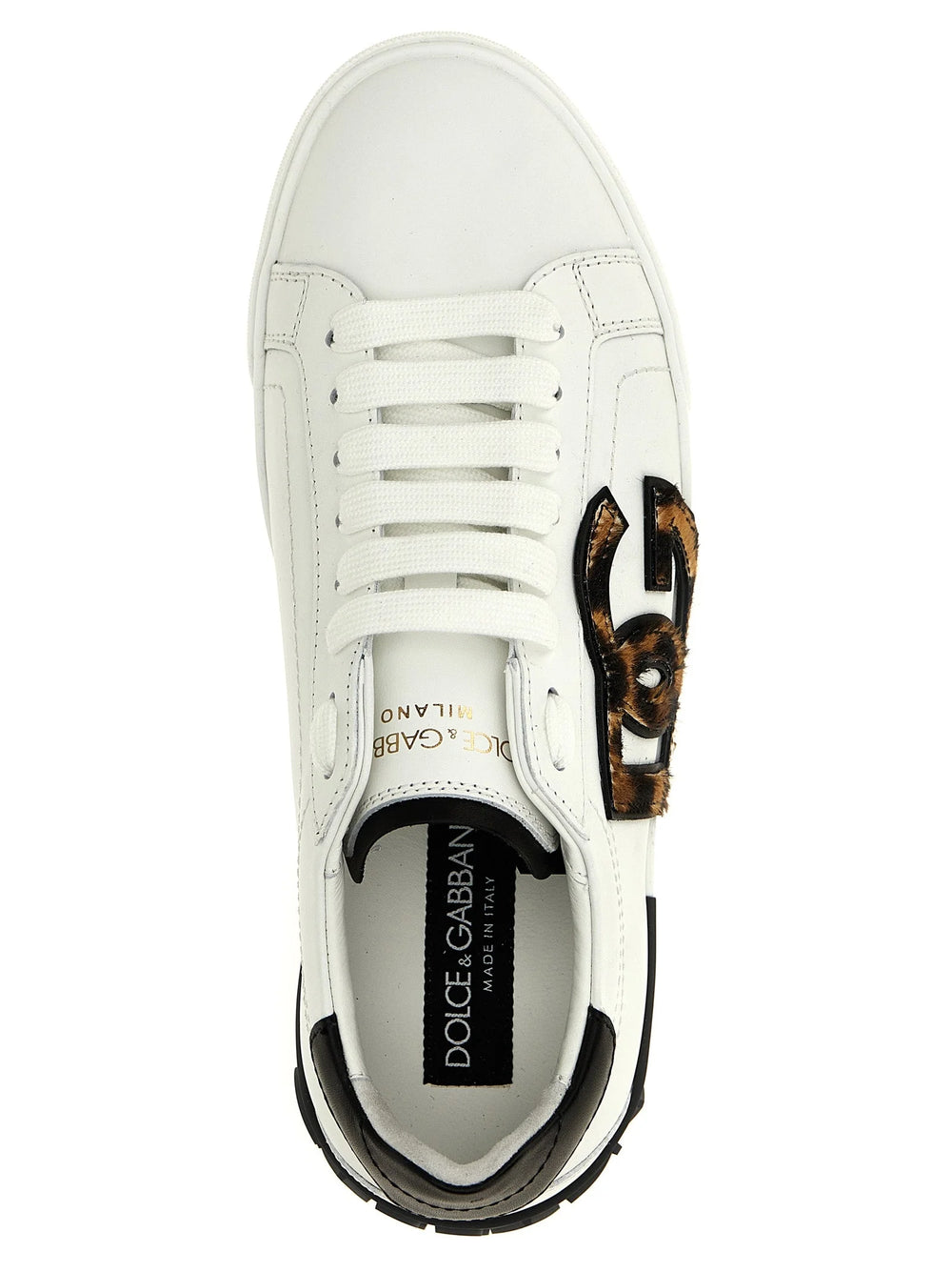 Dolce & Gabbana Multicolor Calfskin Low Top Sneakers - EU38/US8