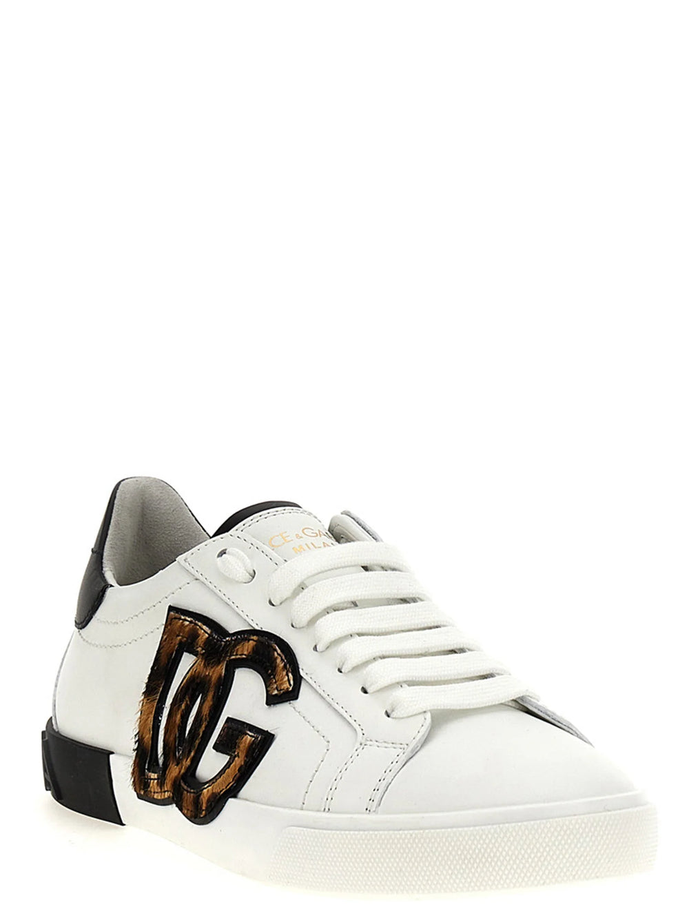 Dolce & Gabbana Multicolor Calfskin Low Top Sneakers - EU38/US8