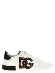 Dolce & Gabbana Multicolor Calfskin Low Top Sneakers - EU38/US8