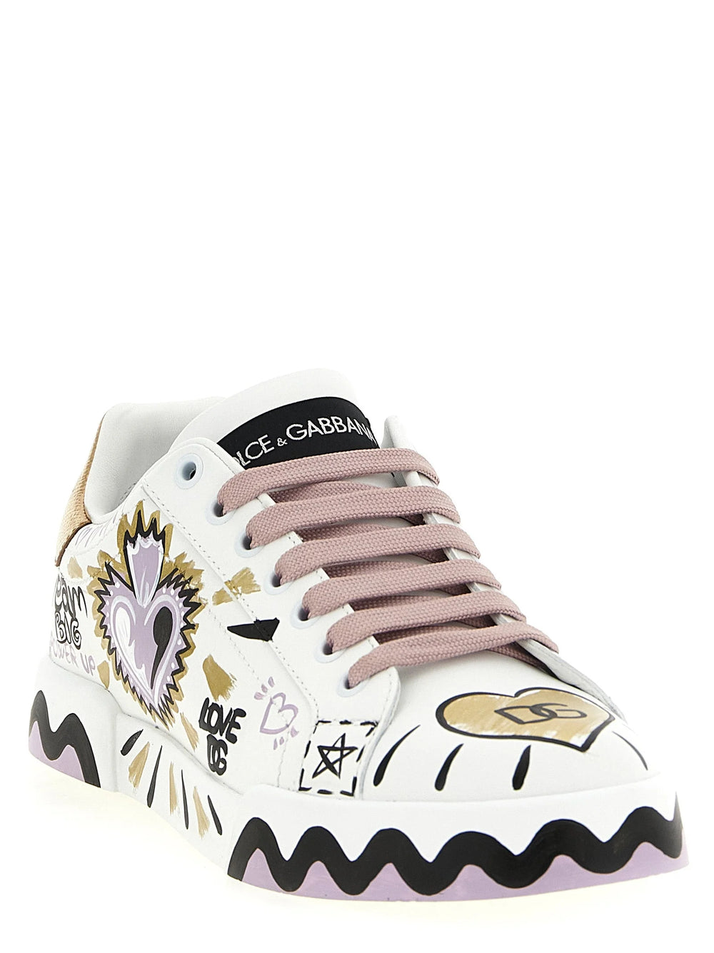 Dolce & Gabbana Multicolor Calfskin Low Top Sneakers - EU41/US11