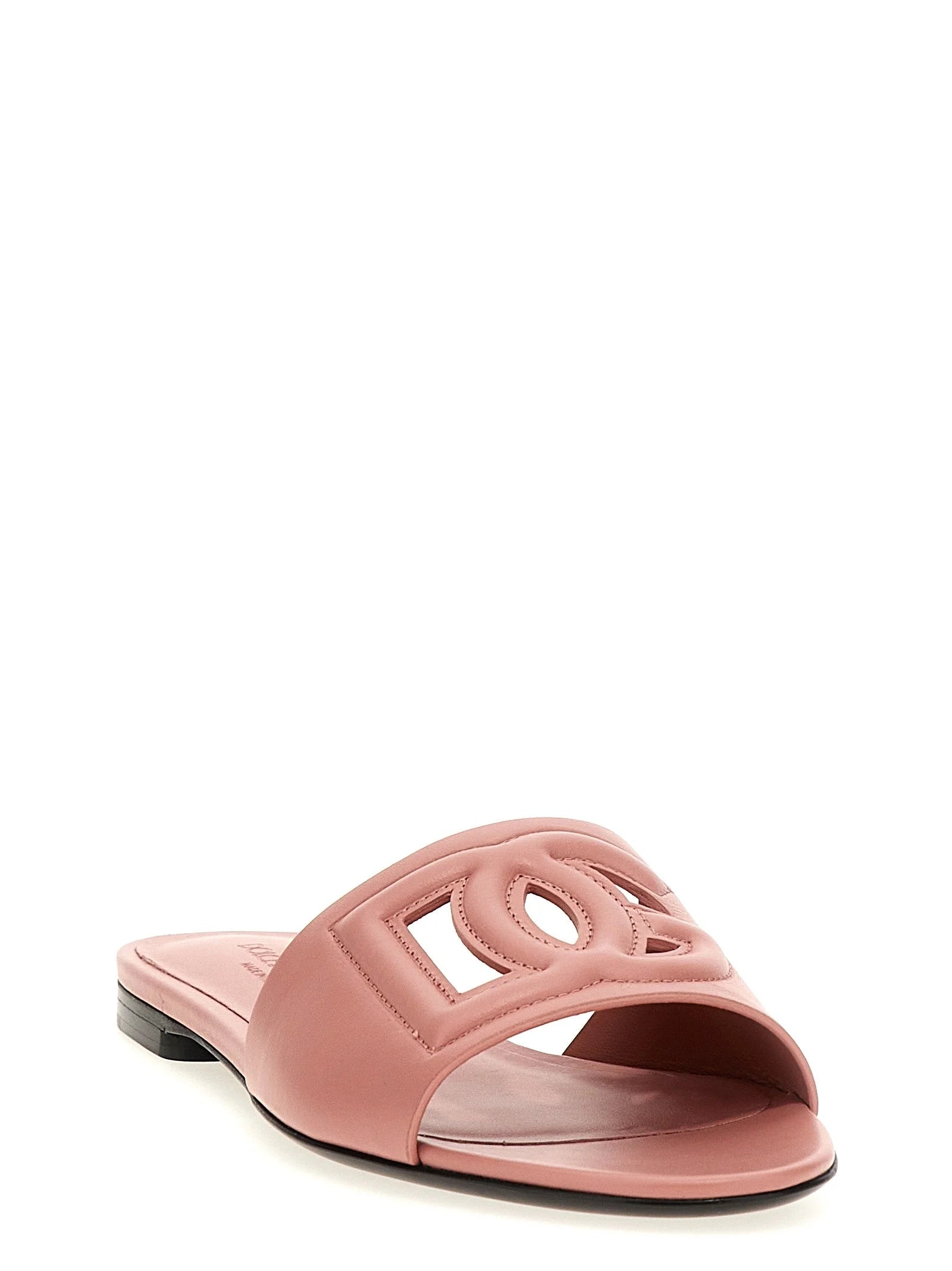 Dolce & Gabbana Multicolor Calfskin Slides - EU35/US5