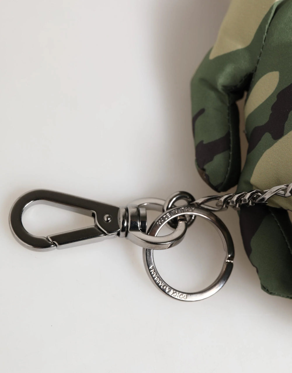 Dolce & Gabbana Multicolor Camouflage Animal Silhouette Keychain Keyring - Keychains