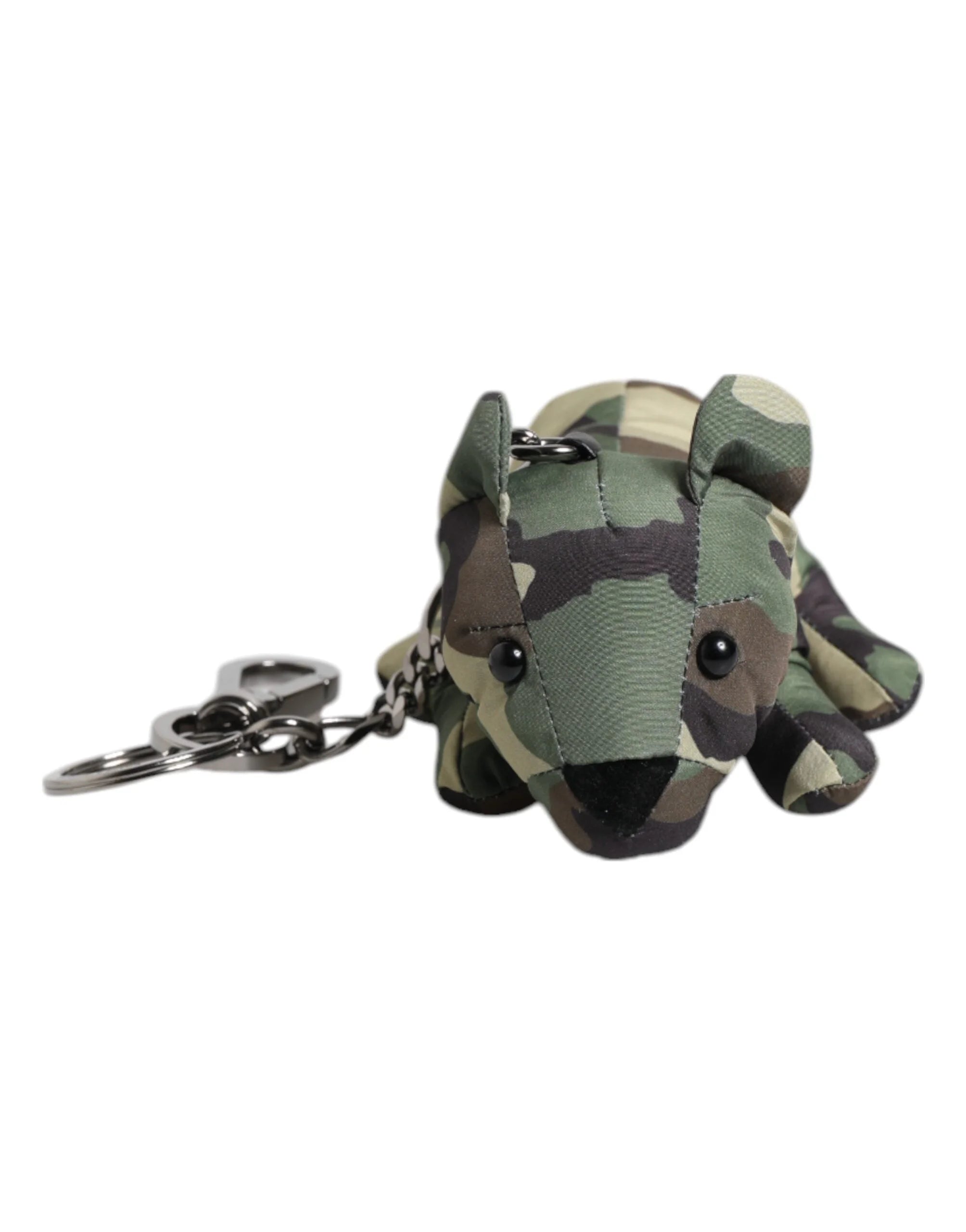 Dolce & Gabbana Multicolor Camouflage Animal Silhouette Keychain Keyring - Keychains