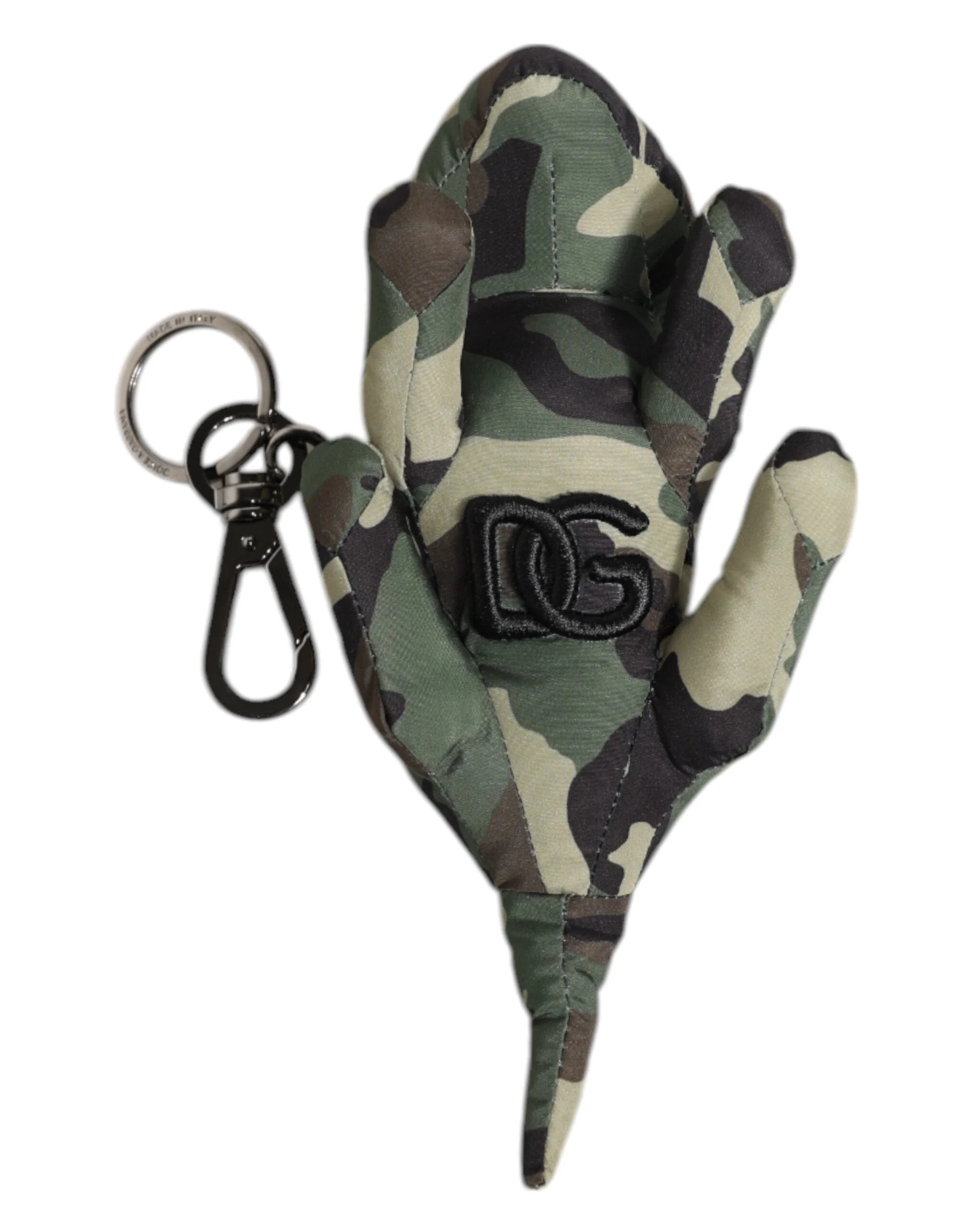 Dolce & Gabbana Multicolor Camouflage Animal Silhouette Keychain Keyring - Keychains