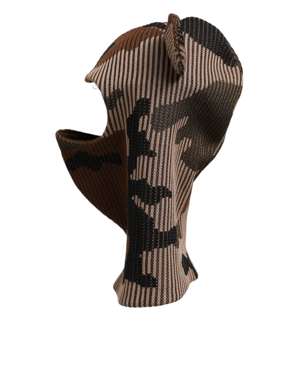 Dolce & Gabbana Multicolor Camouflage Balaclava Mask Men Cap One Size Hat - Balaclavas