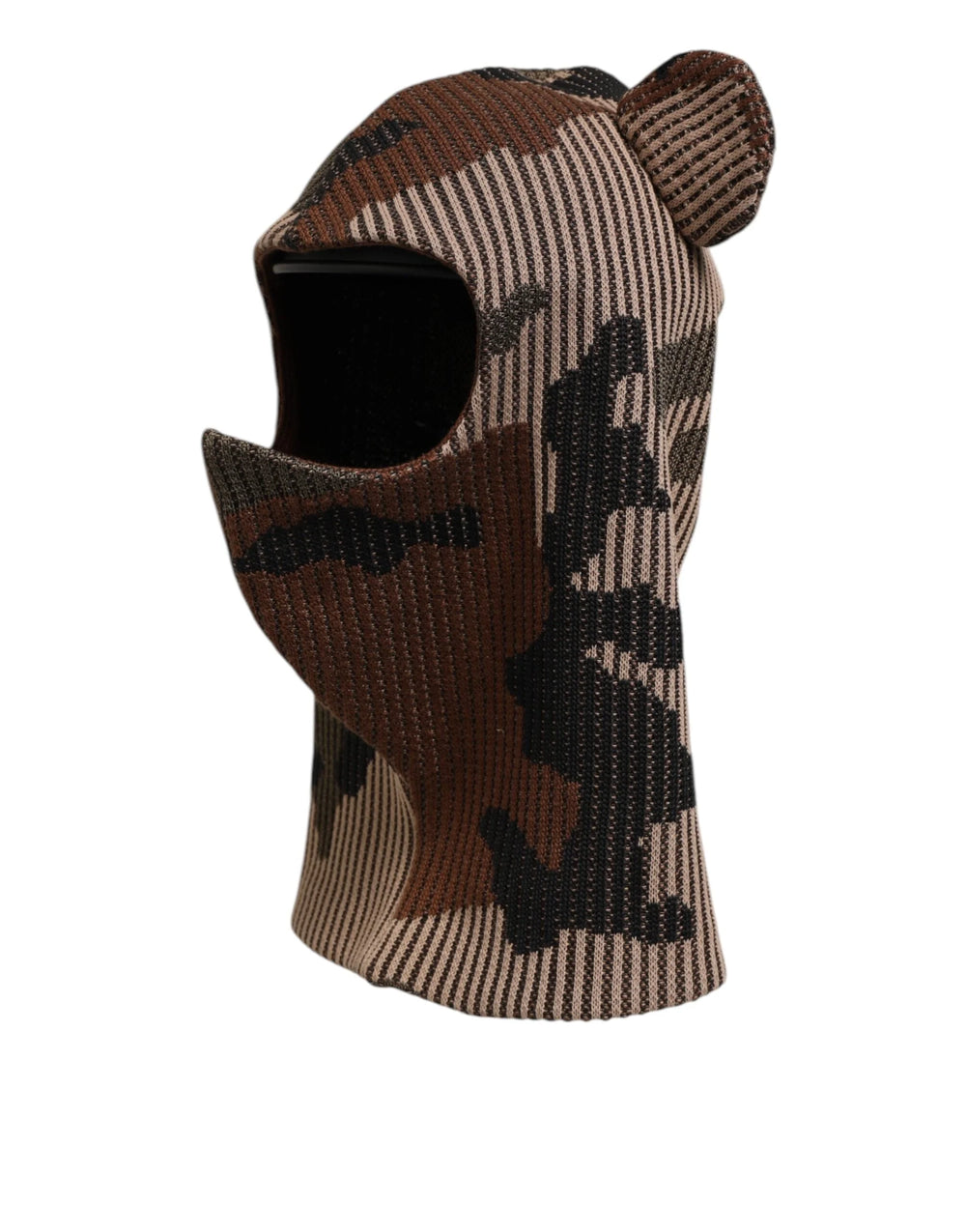 Dolce & Gabbana Multicolor Camouflage Balaclava Mask Men Cap One Size Hat - Balaclavas