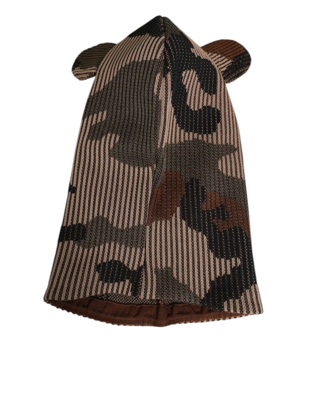 Dolce & Gabbana Multicolor Camouflage Balaclava Mask Men Cap One Size Hat - Balaclavas