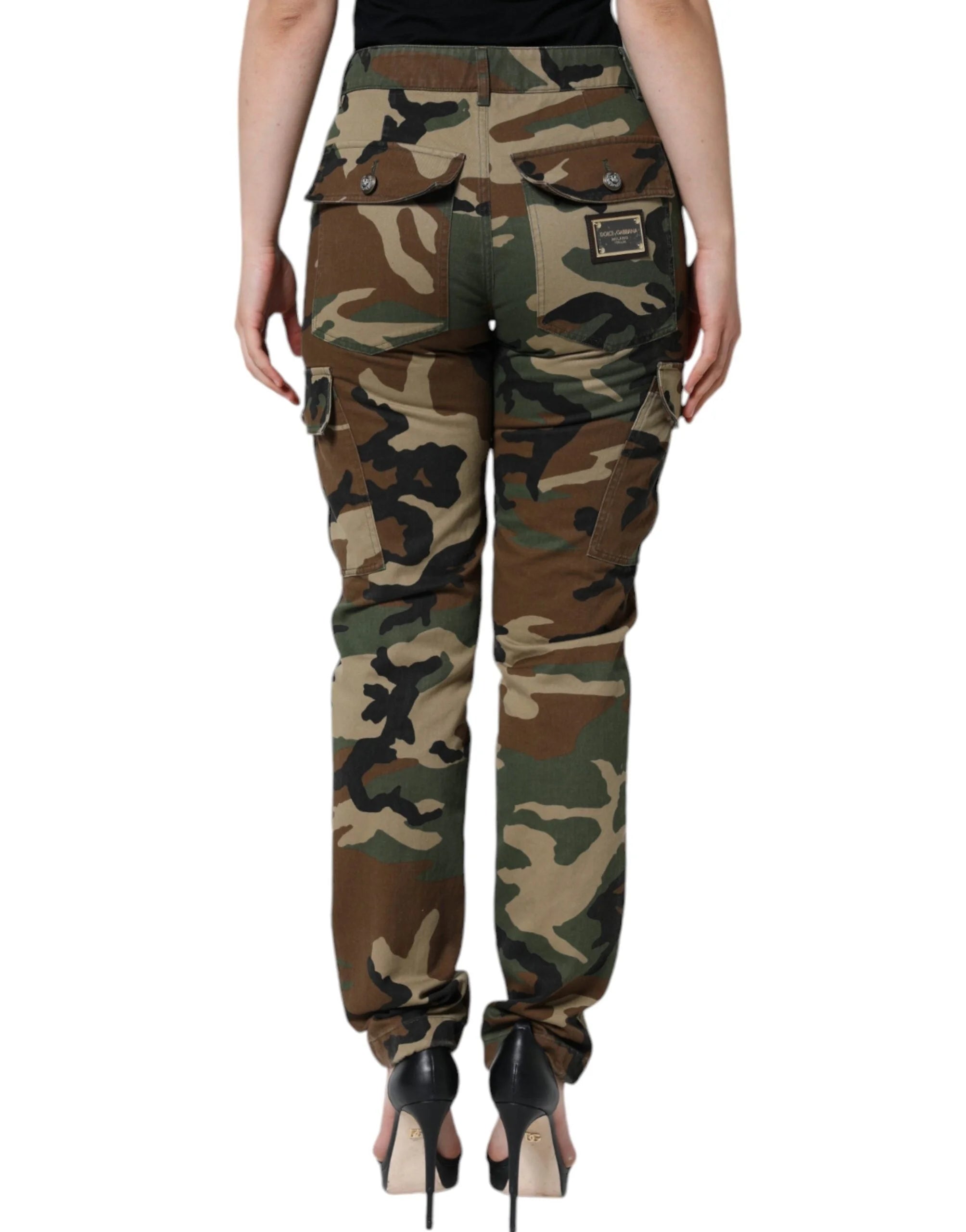 Dolce & Gabbana Multicolor Camouflage Cargo Pants - Cargo Pants