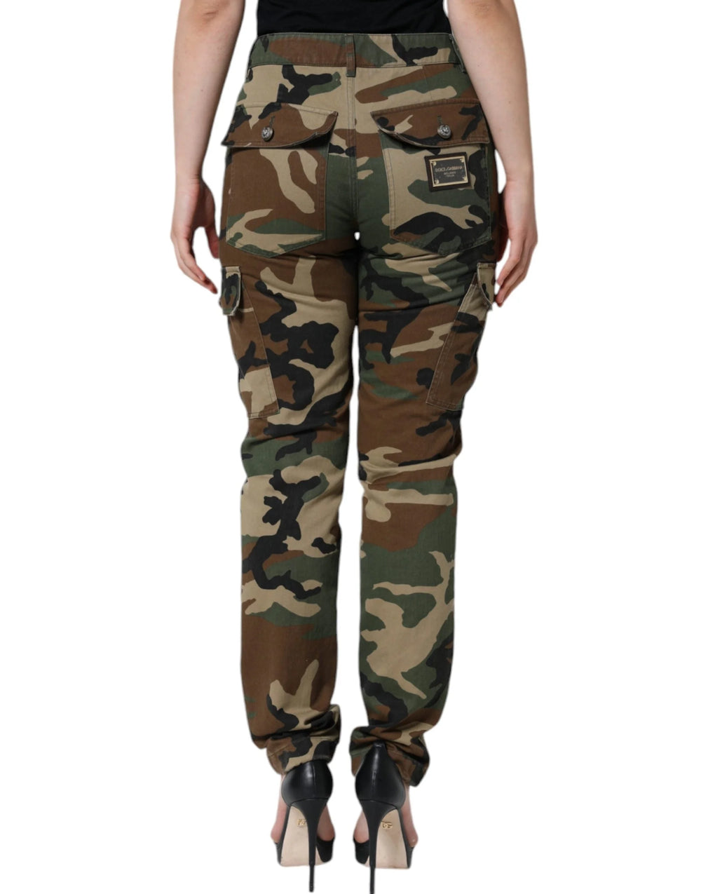 Dolce & Gabbana Multicolor Camouflage Cargo Pants - Cargo Pants