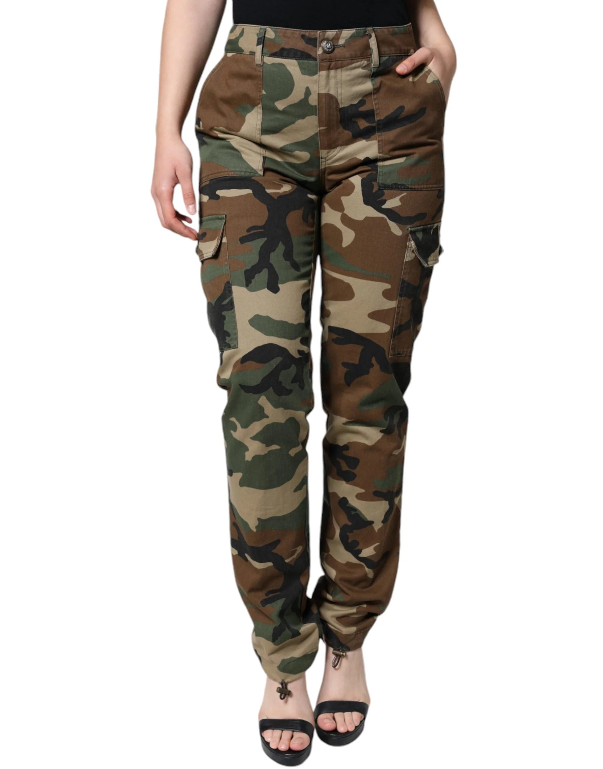 Dolce & Gabbana Multicolor Camouflage Cargo Pants - Cargo Pants
