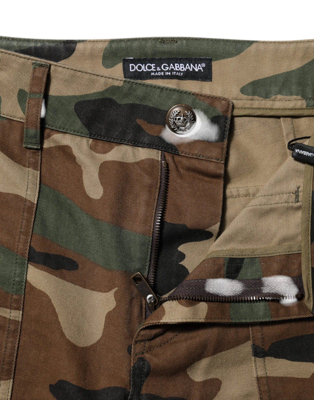 Dolce & Gabbana Multicolor Camouflage Cargo Pants - IT36|XXS - Cargo Pants