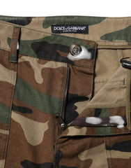 Dolce & Gabbana Multicolor Camouflage Cargo Pants - IT36|XXS - Cargo Pants