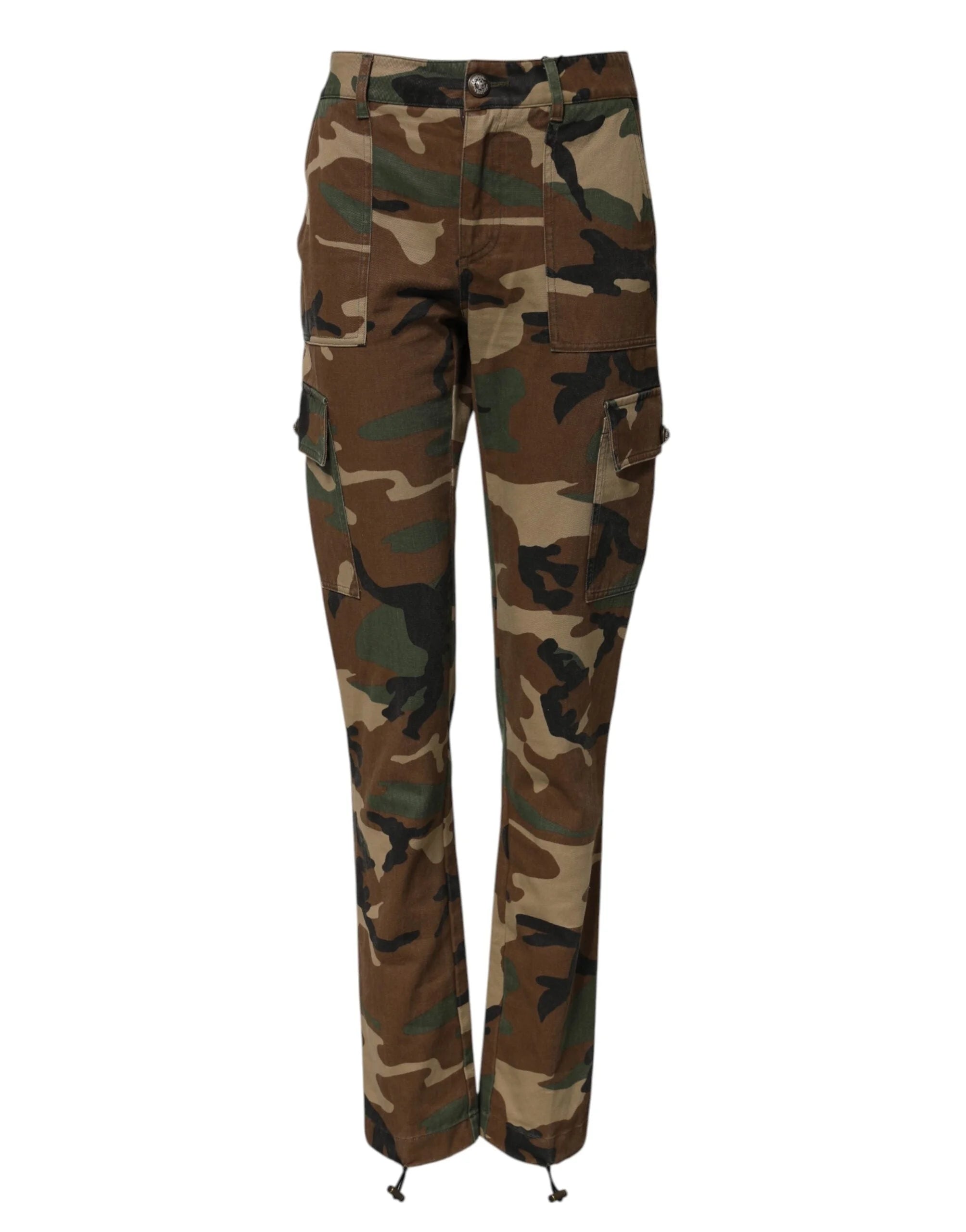 Dolce & Gabbana Multicolor Camouflage Cargo Pants - IT36|XXS - Cargo Pants