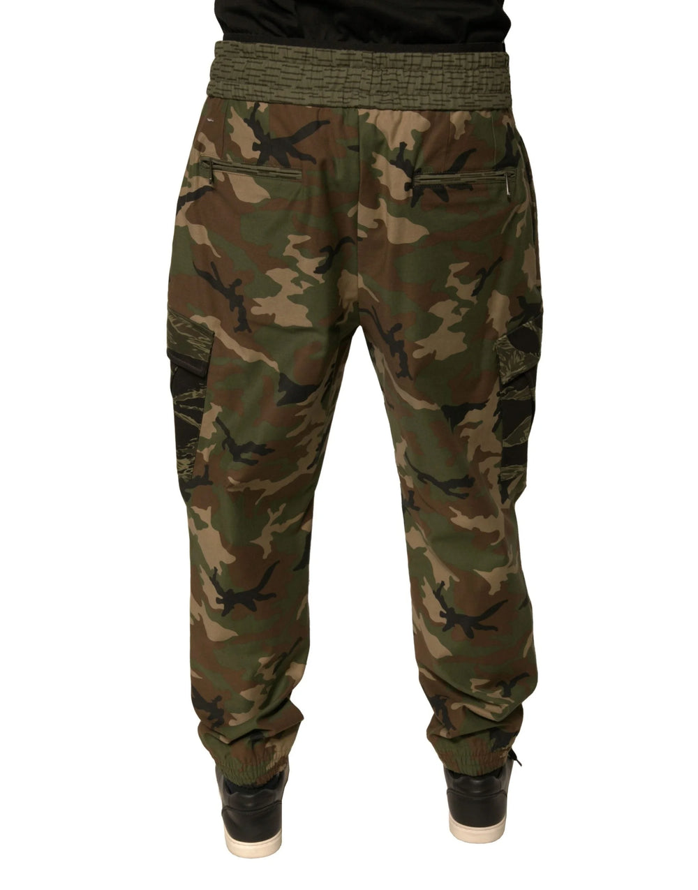 Dolce & Gabbana Multicolor Camouflage Cargo Sweatpants Pants - IT50 | L - Joggers