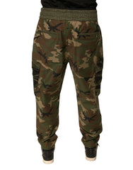 Dolce & Gabbana Multicolor Camouflage Cargo Sweatpants Pants - IT50 | L - Joggers