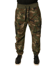 Dolce & Gabbana Multicolor Camouflage Cargo Sweatpants Pants - IT50 | L - Joggers