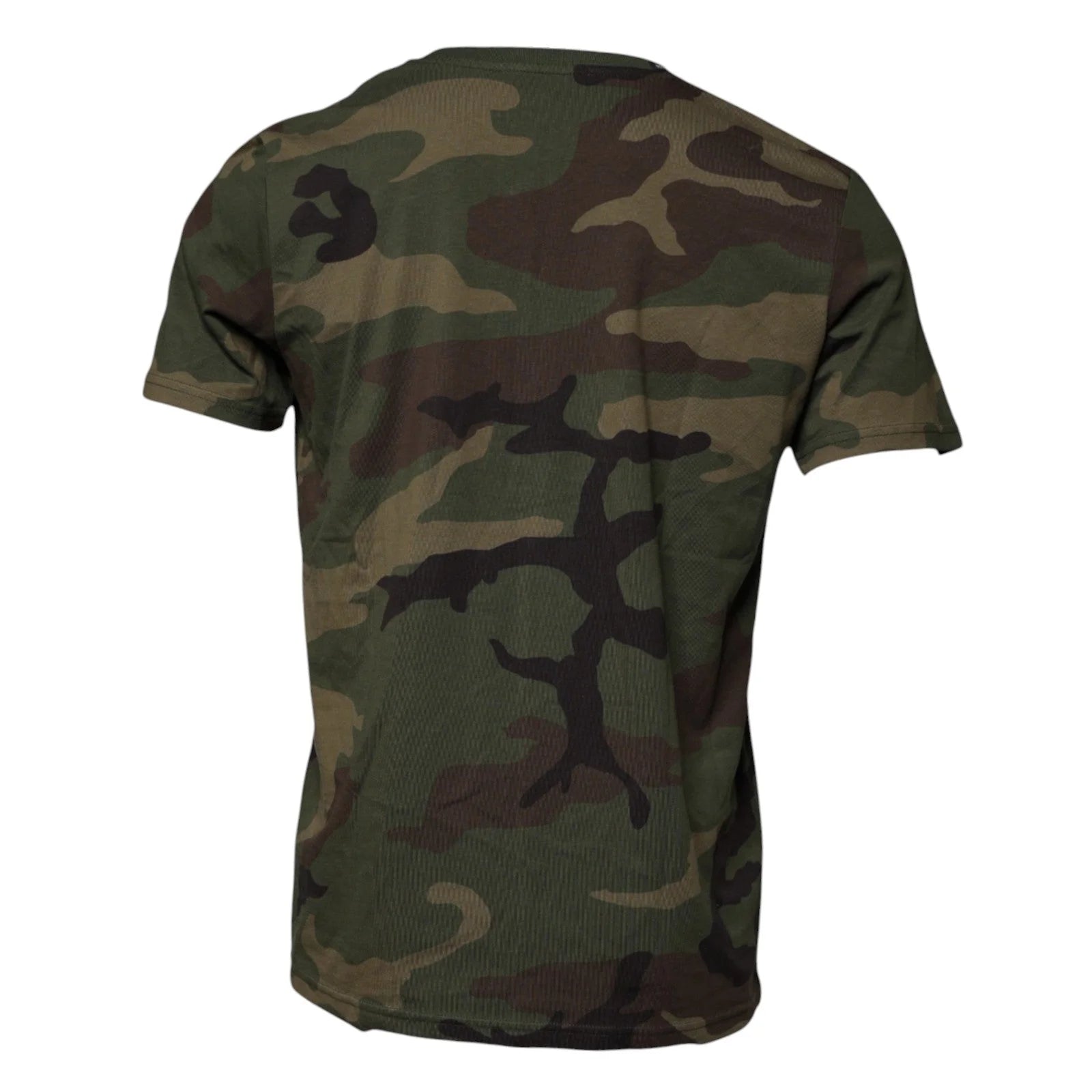 Dolce & Gabbana Multicolor Camouflage Cotton Crew Neck T-shirt - IT44 | XS - T-Shirts