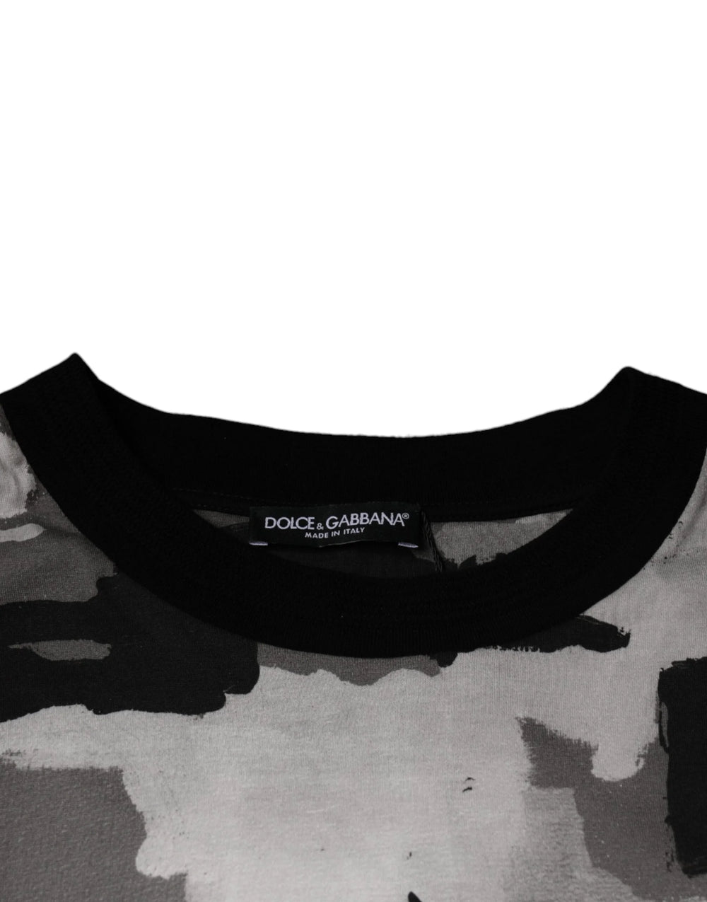 Dolce & Gabbana Multicolor Camouflage Cotton Crewneck T-shirt - IT50 | L - T-Shirts