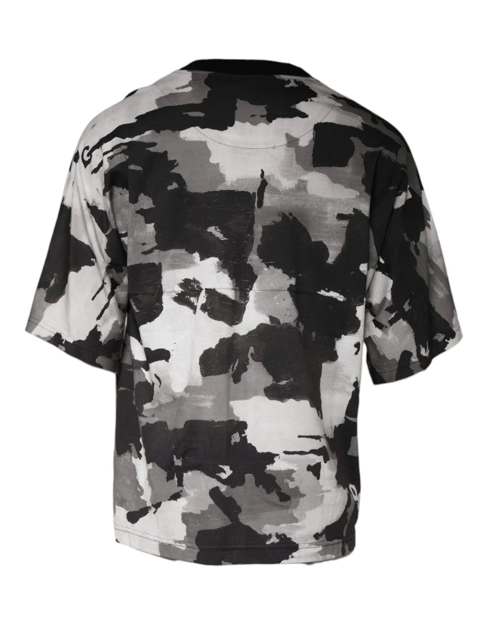 Dolce & Gabbana Multicolor Camouflage Cotton Crewneck T-shirt - IT50 | L - T-Shirts