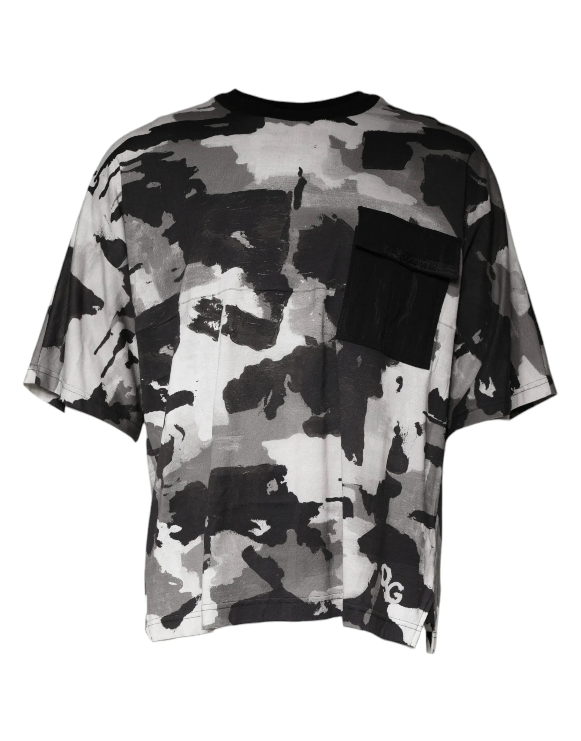 Dolce & Gabbana Multicolor Camouflage Cotton Crewneck T-shirt - IT50 | L - T-Shirts