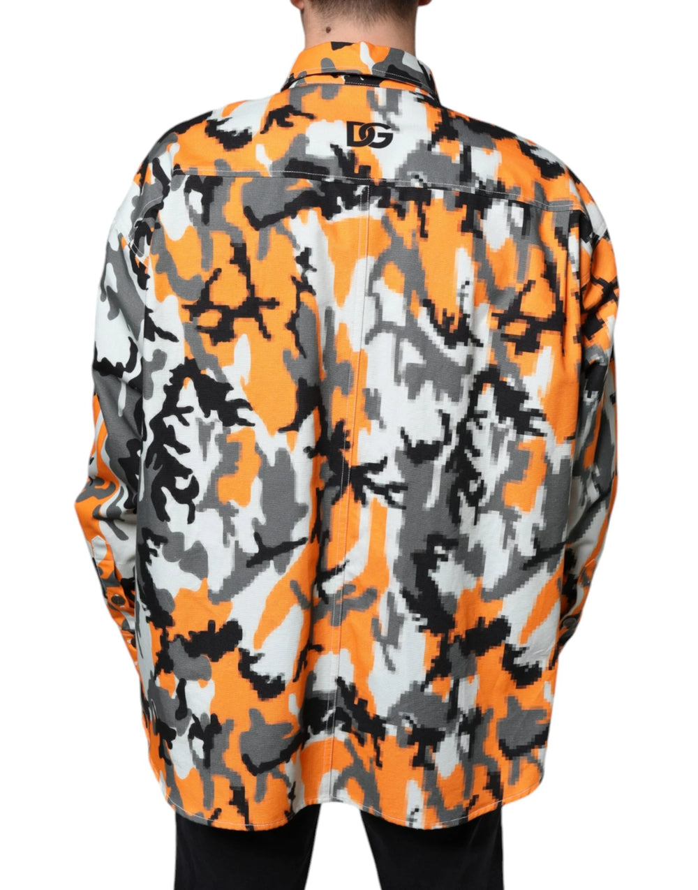 Dolce & Gabbana Multicolor Camouflage Cotton Denim Collared Jacket - IT42 | XS - Trucker Jackets