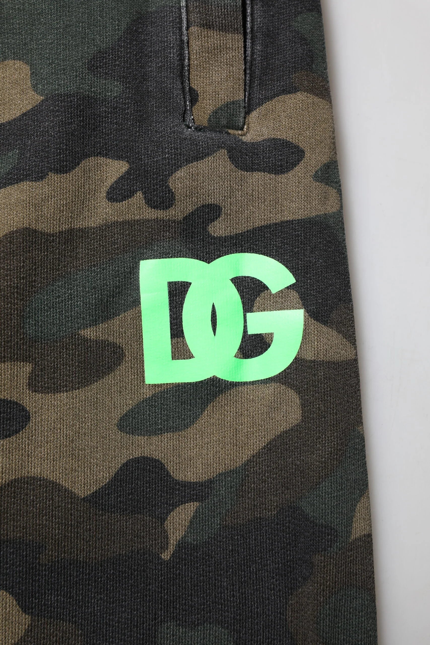 Dolce & Gabbana Multicolor Camouflage Cotton Men Jogger Pants - Joggers