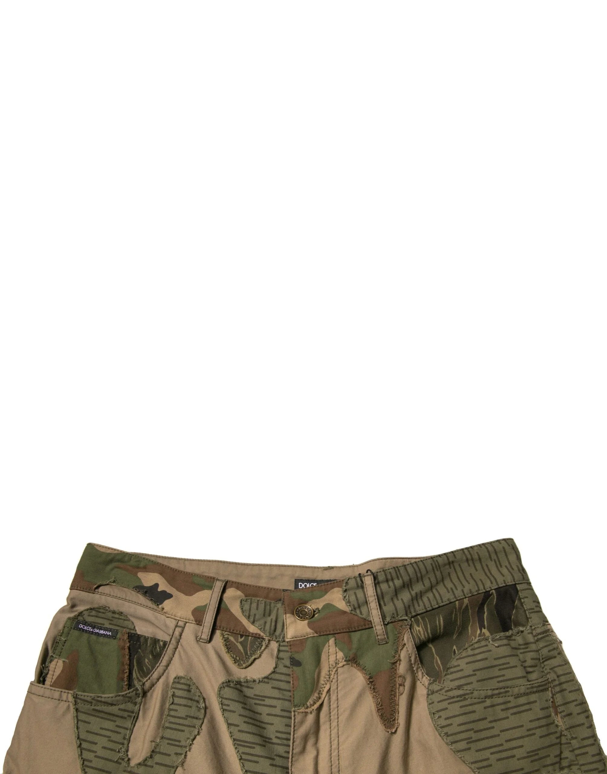 Dolce & Gabbana Multicolor Camouflage Cotton Pants - IT48 | M - Trousers