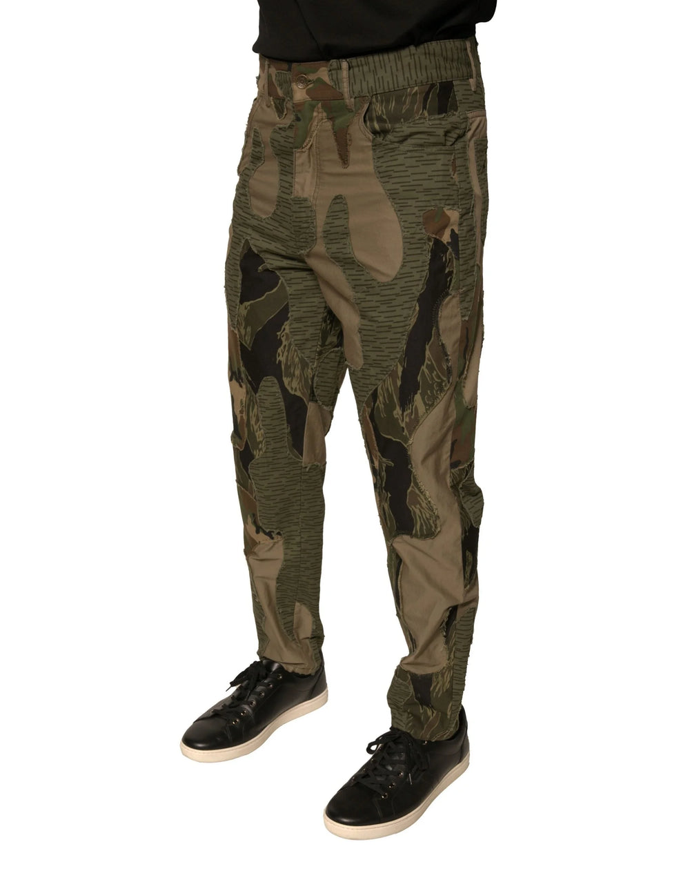Dolce & Gabbana Multicolor Camouflage Cotton Pants - IT48 | M - Trousers