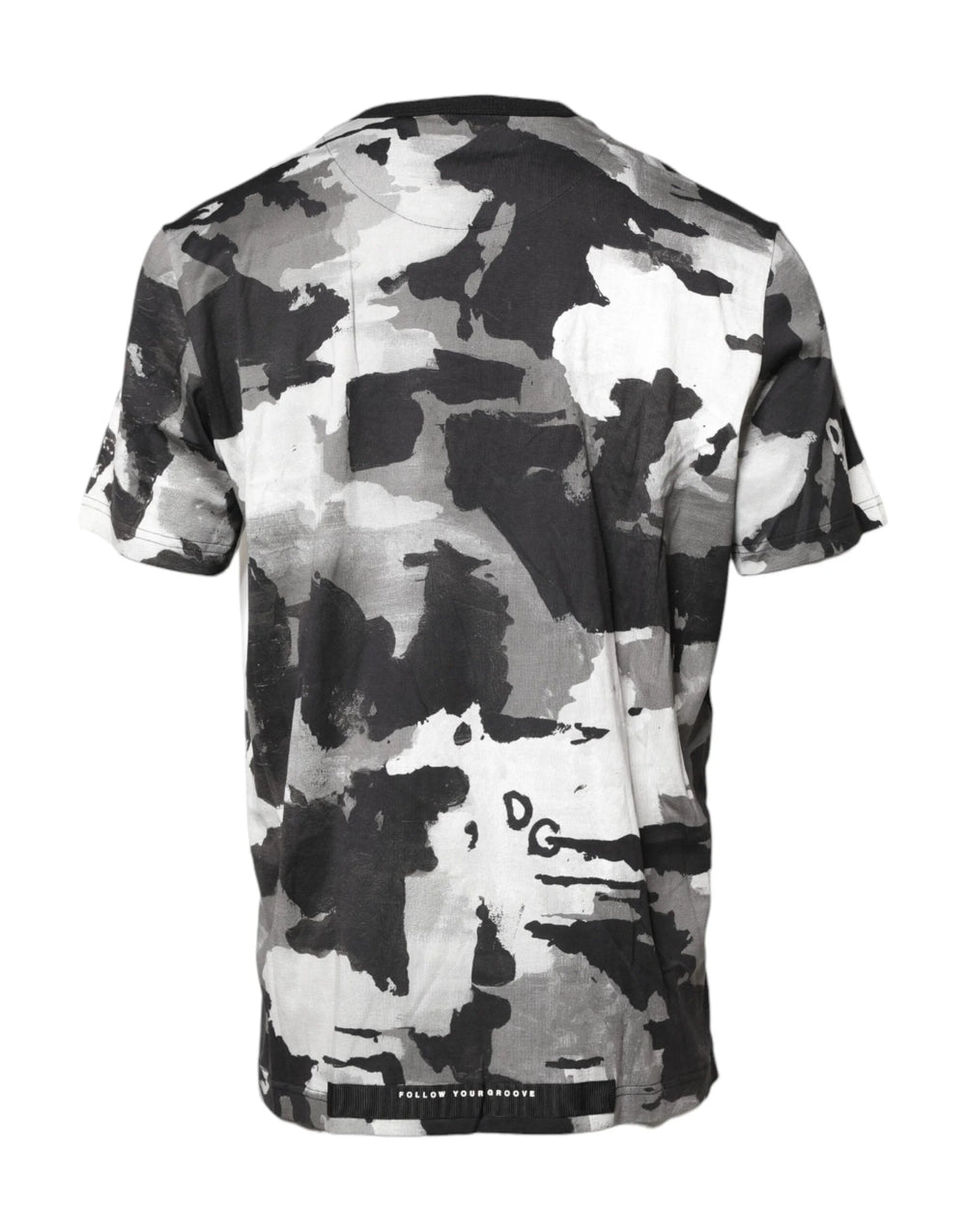 Dolce & Gabbana Multicolor Camouflage Crew Neck T-shirt - IT56 | XXL - T-Shirts