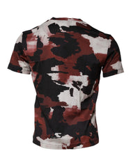 Dolce & Gabbana Multicolor Camouflage Crew Neck T-shirt - T-Shirts