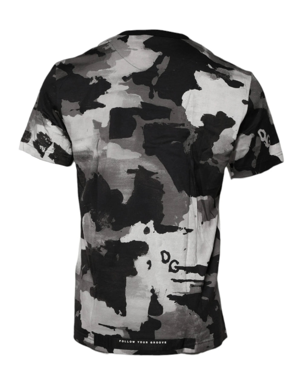 Dolce & Gabbana Multicolor Camouflage Crew Neck T-shirt - T-Shirts