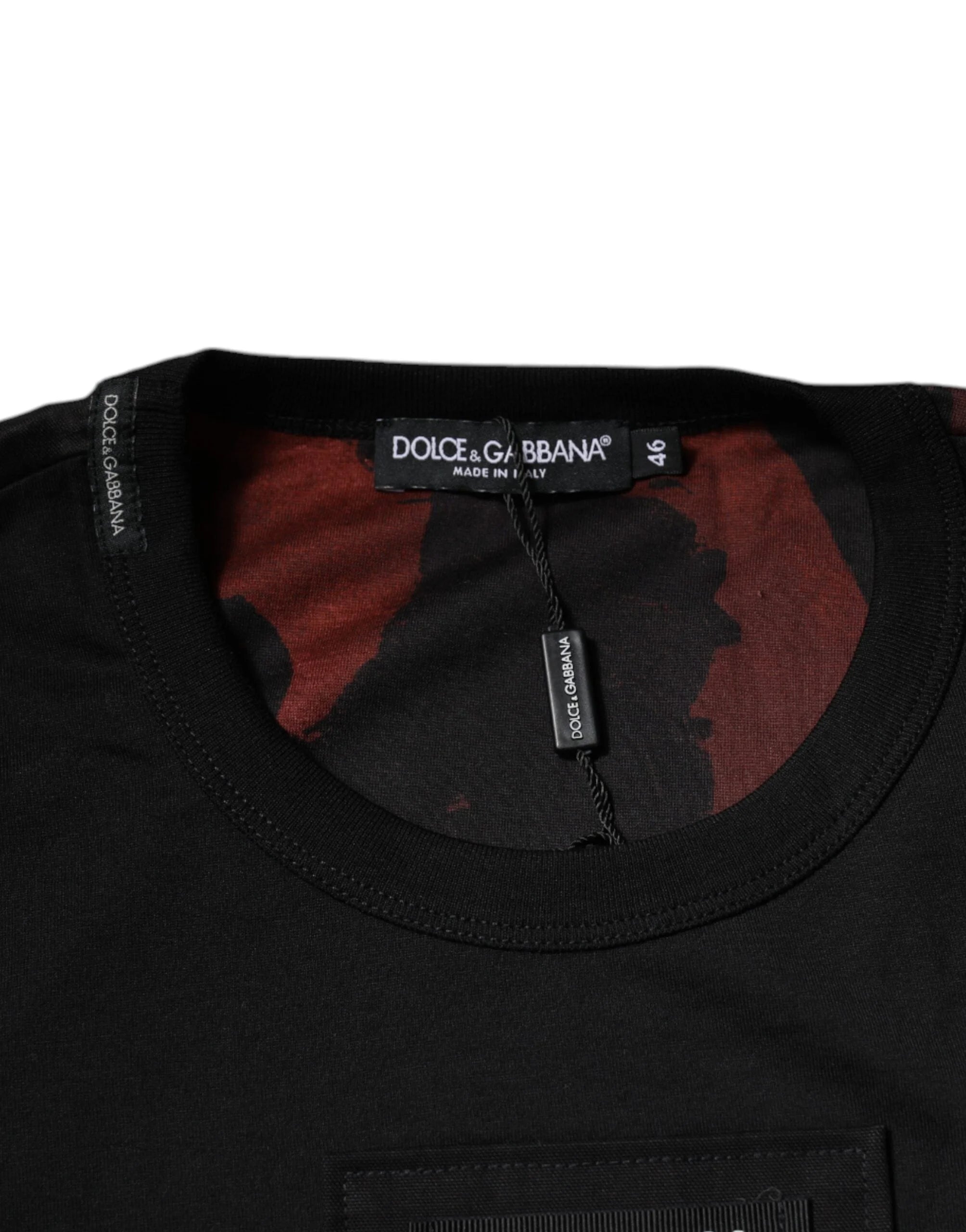 Dolce & Gabbana Multicolor Camouflage Crew Neck T-shirt - T-Shirts