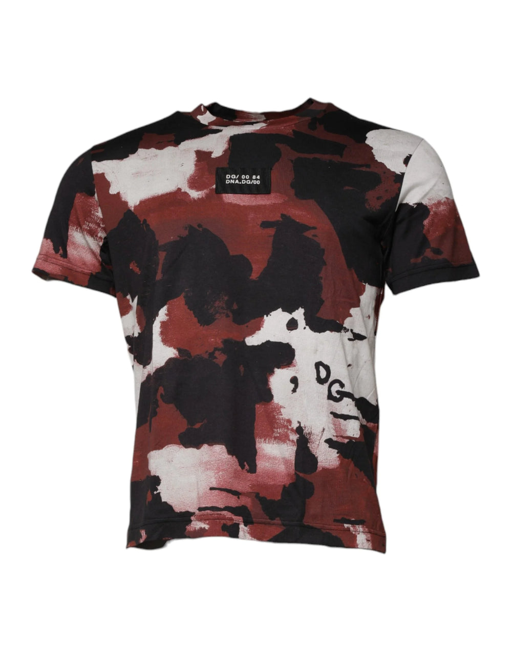 Dolce & Gabbana Multicolor Camouflage Crew Neck T-shirt - T-Shirts