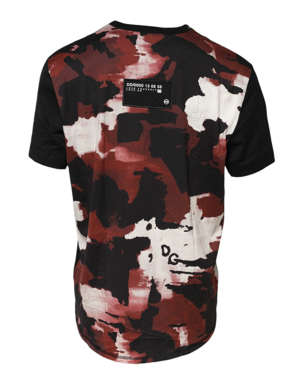 Dolce & Gabbana Multicolor Camouflage Crew Neck T-shirt - T-Shirts