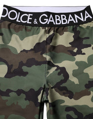 Dolce & Gabbana Multicolor Camouflage DG Waist Leggings Pants - IT38 | XS - Leggings