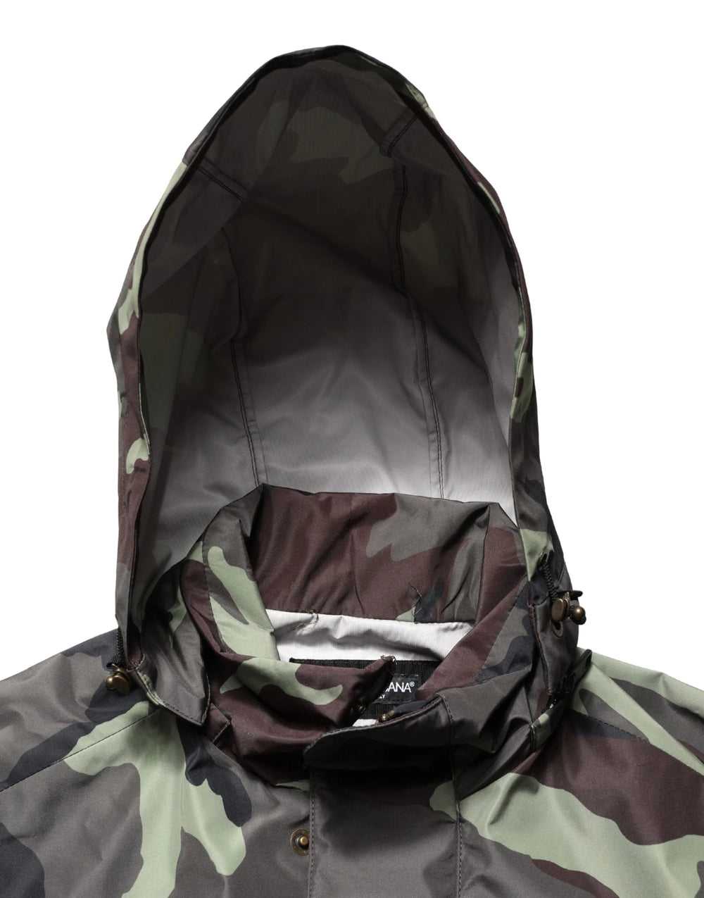 Dolce & Gabbana Multifarvet Camouflage Hættet Bomber Jakke - IT46 | S