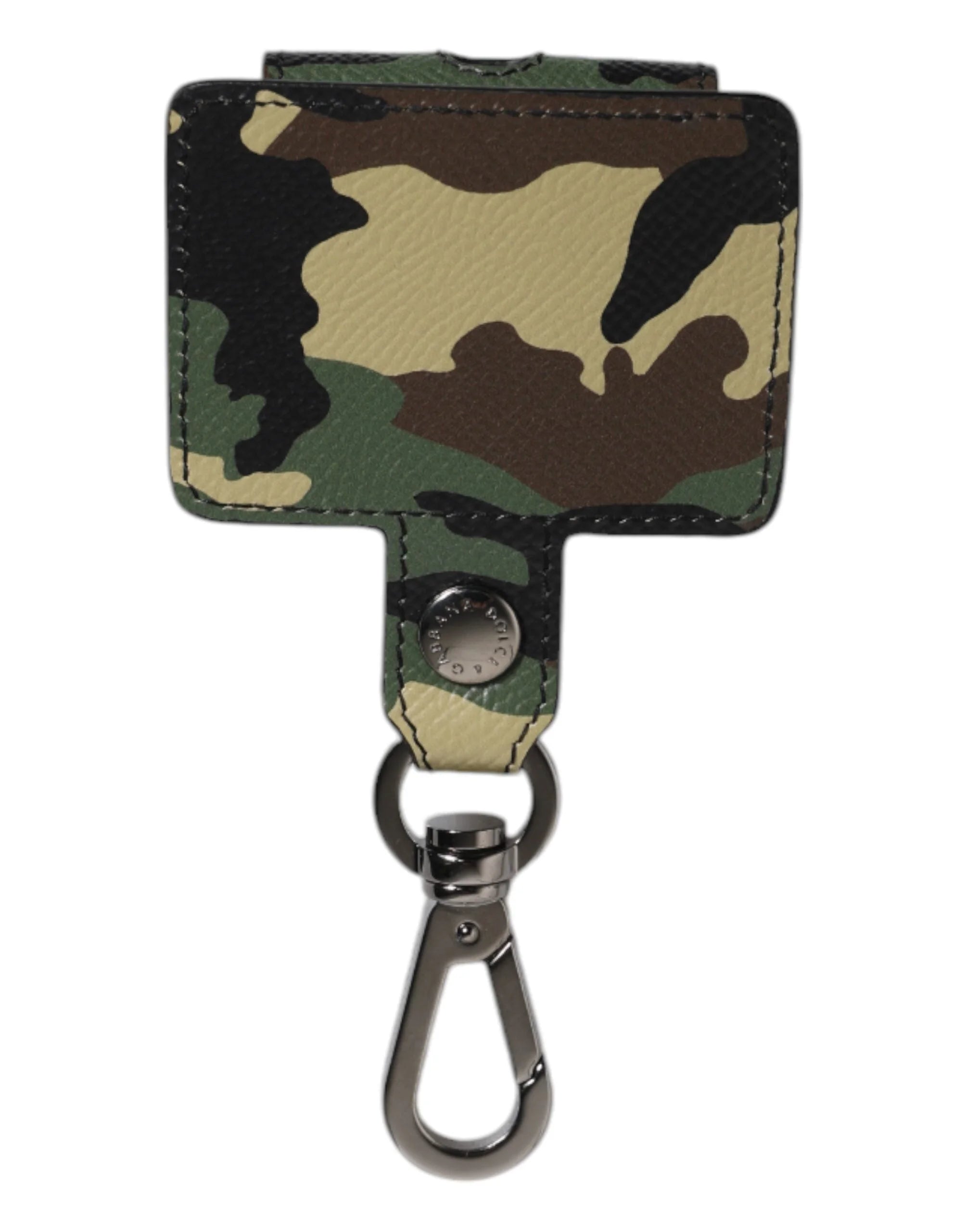 Dolce & Gabbana Multicolor Camouflage Leather Airpods Case - Headphone Carrying Cases