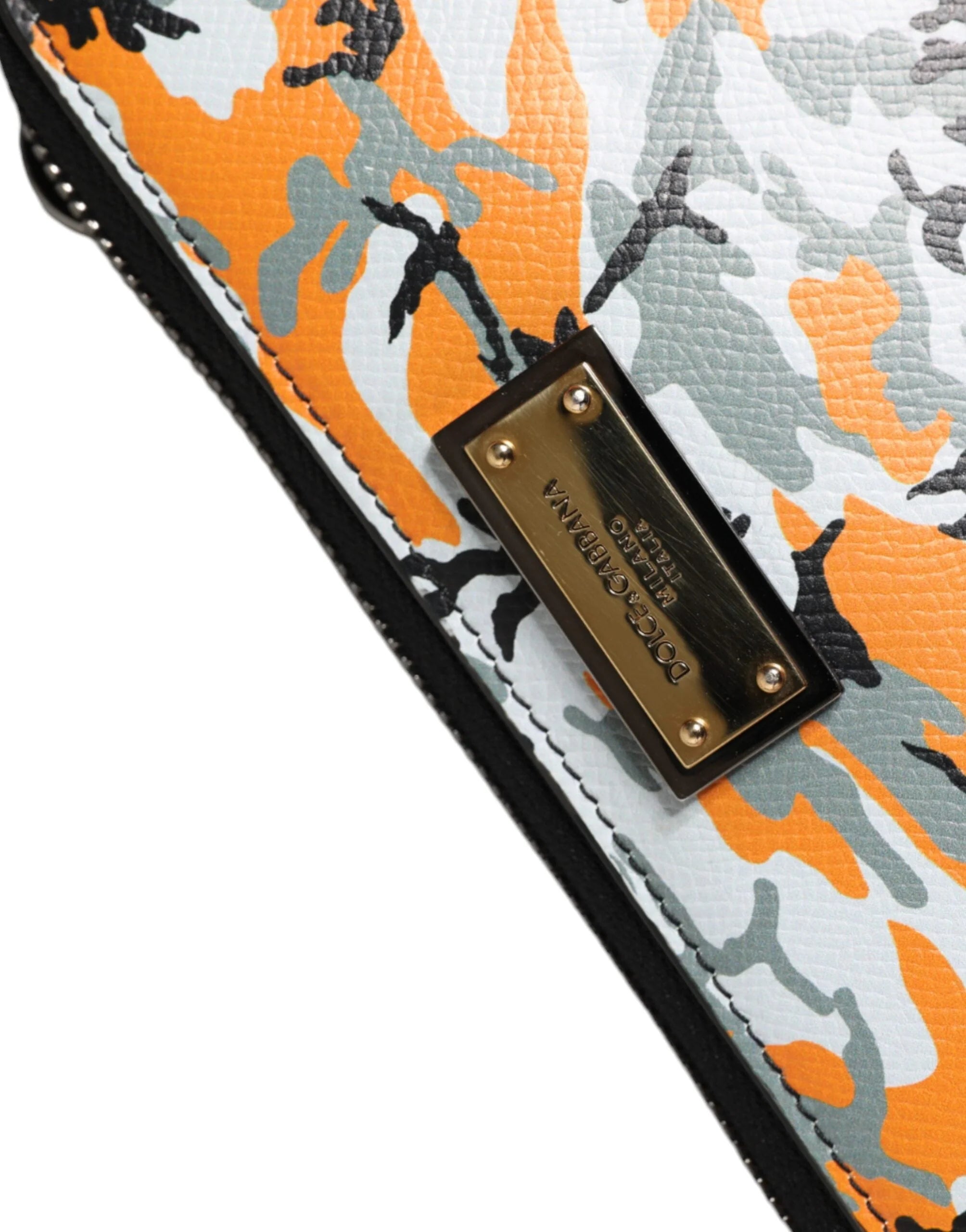 Dolce & Gabbana Multicolor Camouflage Leather Purse Cross Body Bag - Cross Body Bags
