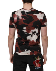 Dolce & Gabbana Multicolor Camouflage Men Crew Neck T-shirt - T-Shirts