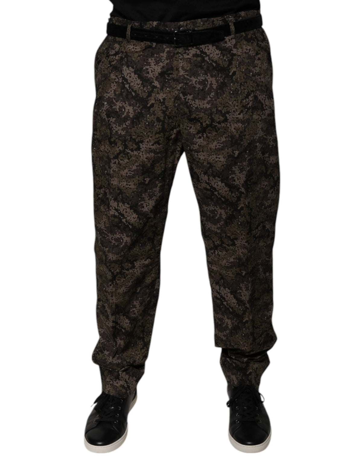 Dolce & Gabbana Multicolor Camouflage Men Dress Pants - IT54 | XL - Trousers