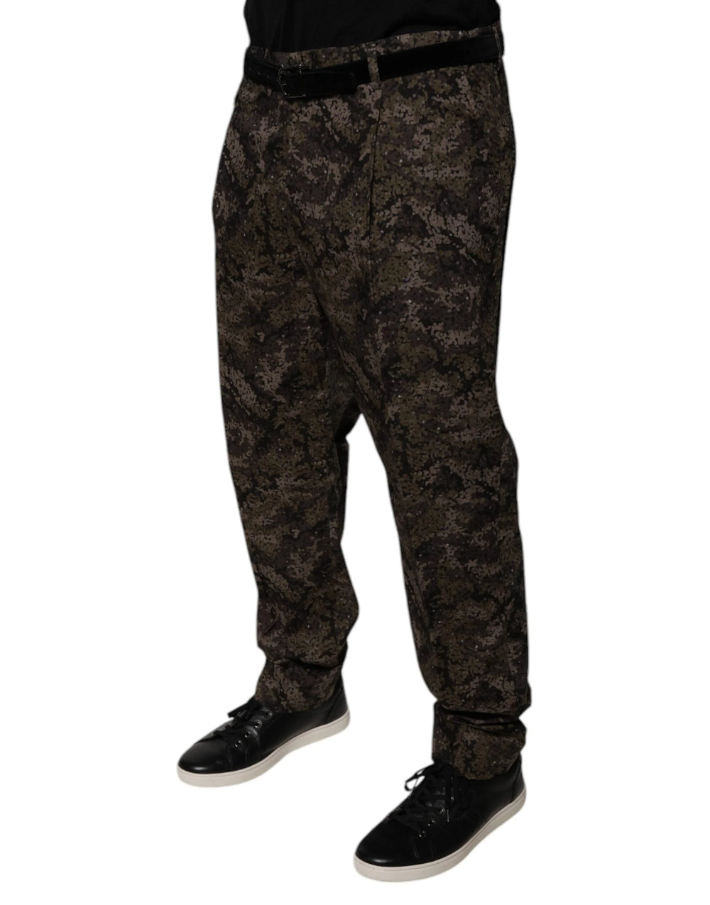 Dolce & Gabbana Multicolor Camouflage Men Dress Pants - IT54 | XL - Trousers