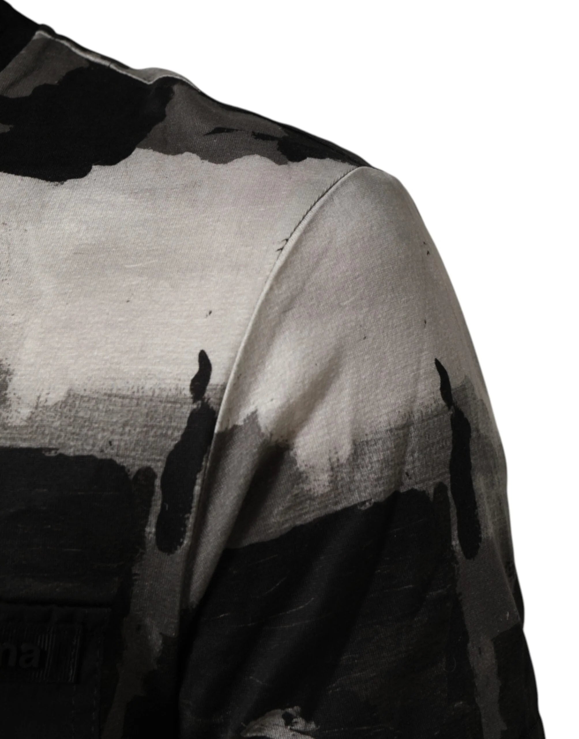 Dolce & Gabbana Multicolor Camouflage Men Short Sleeves T-shirt - T-Shirts