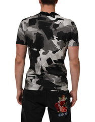 Dolce & Gabbana Multicolor Camouflage Men Short Sleeves T-shirt - T-Shirts