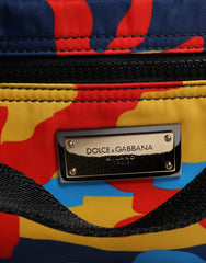 Dolce & Gabbana Multicolor Camouflage Nylon Shopping Tote Bag - Tote Bags