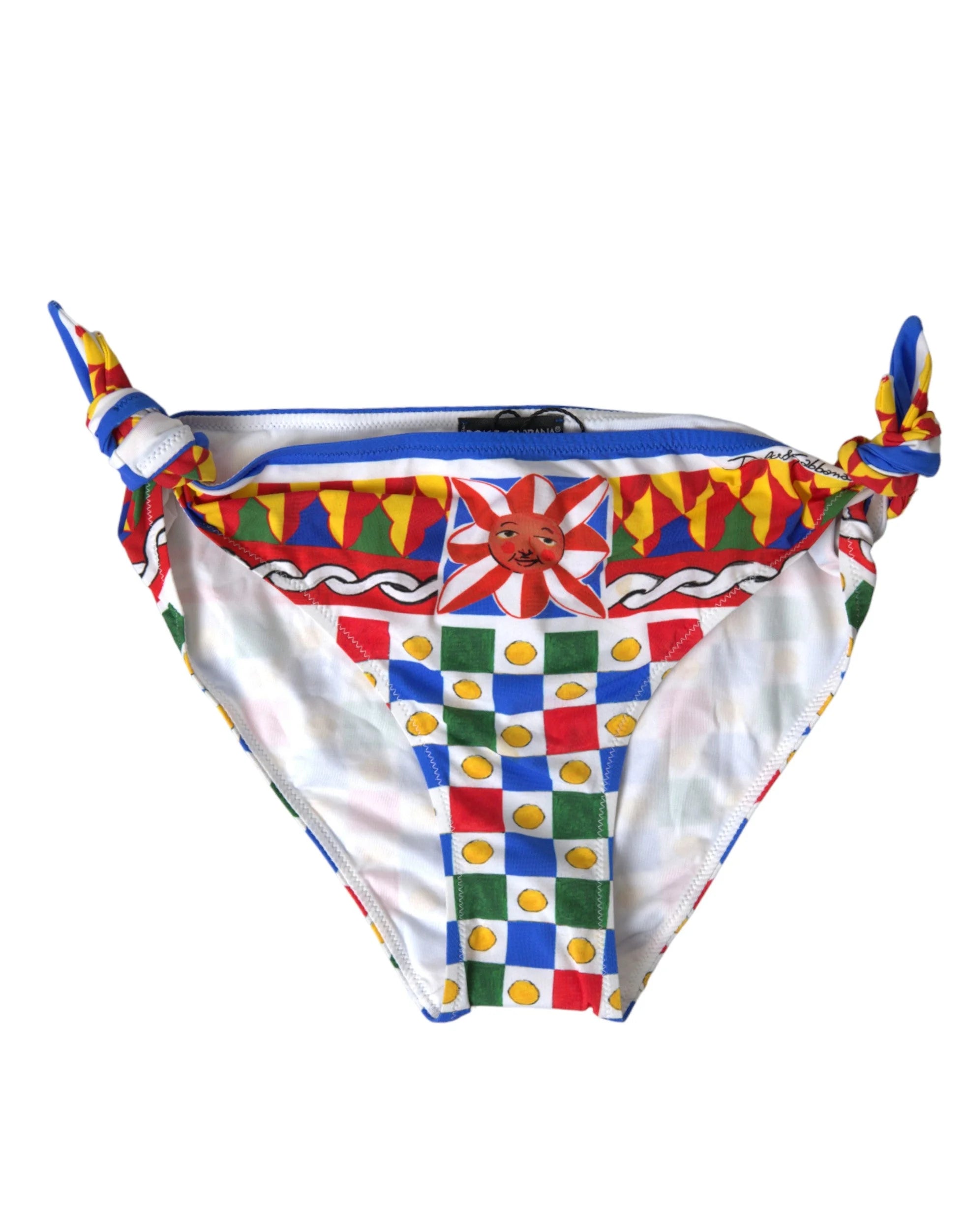 Dolce & Gabbana Multicolor Carretto Bottom Swim Beachwear Bikini - IT3 | M - Classic Bikinis